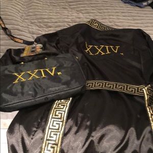 Bruno Mars 24K Magic World Tour robe and bag
